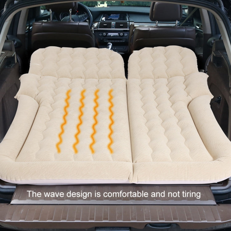 Inflatable Mattress For Car Travel SUV Rear Seat/Trunk, Color: Gray
