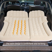 Inflatable Mattress For Car Travel SUV Rear Seat/Trunk, Color: Black