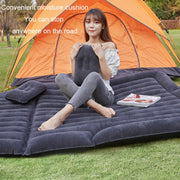 Inflatable Mattress For Car Travel SUV Rear Seat/Trunk, Color: Black