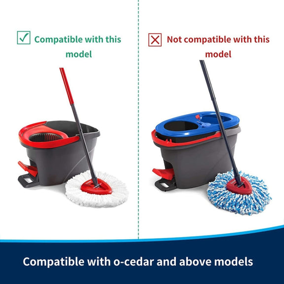 For Vileda / O-Cedar EasyWring Spin Mop Base Disc Mop Head Replacement