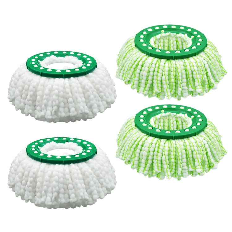 For Libman Tornado Spin Mop Microfiber Mop Pad Replacement Parts(Green)