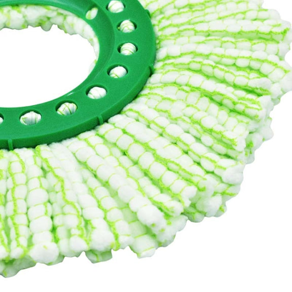 For Libman Tornado Spin Mop Microfiber Mop Pad Replacement Parts(Green)