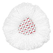 For Vileda / O-Cedar EasyWring Spin Mop Replacement Pad Microfiber Rag(White)