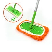 For Swiffer Sweeper and Other 10-inch Flat Mop Replacement Pads 2pcs Terry Cloth