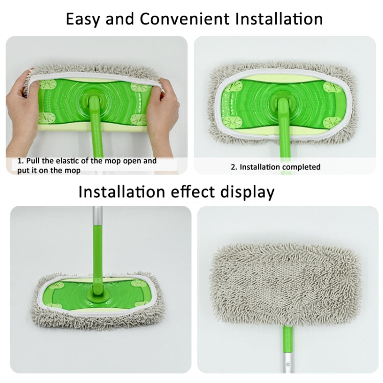 For Swiffer Sweeper and Other 10-inch Flat Mop Replacement Pads Stripe Gray