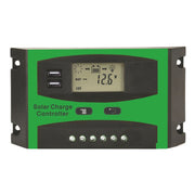 20A 12V/24V Solar Charge And Discharge Controller Dual USB Port LCD Solar Cells Panel Charge Regulator