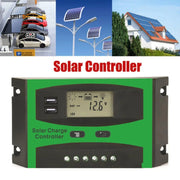 10A 12V/24V Solar Charge And Discharge Controller Dual USB Port LCD Solar Cells Panel Charge Regulator