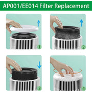 For TaoTronics TT-AP001 / VAVA VA-EE014 Air Purifier Filter HEPA Replacement Filter