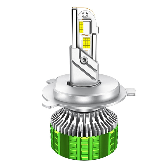 100W LED Double Copper Tube Aluminum Alloy Water-resistant Car Headlight, Bulb: H4