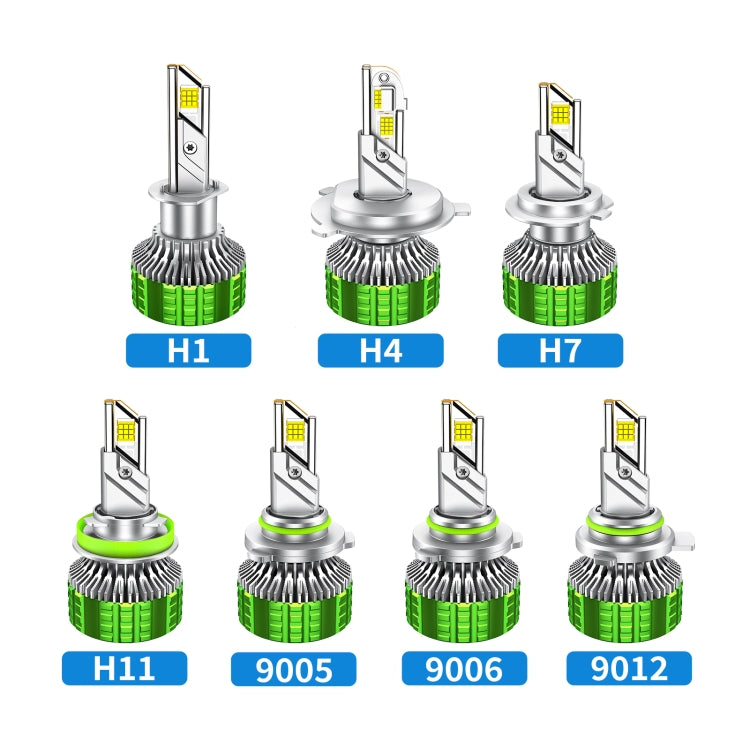 100W LED Double Copper Tube Aluminum Alloy Water-resistant Car Headlight, Bulb: H11