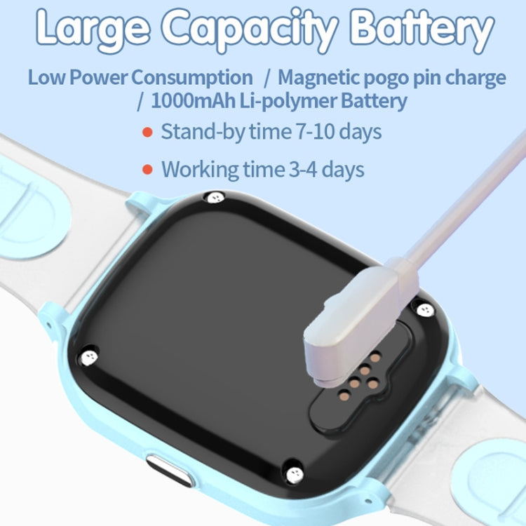 4G Kids Smart Phone Positioning Watch IP67 Water-resistant / Video / Voice Calling(Black)