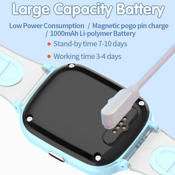 4G Kids Smart Phone Positioning Watch IP67 Water-resistant / Video / Voice Calling(Black)
