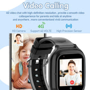 4G Kids Smart Phone Positioning Watch IP67 Water-resistant / Video / Voice Calling(Black)