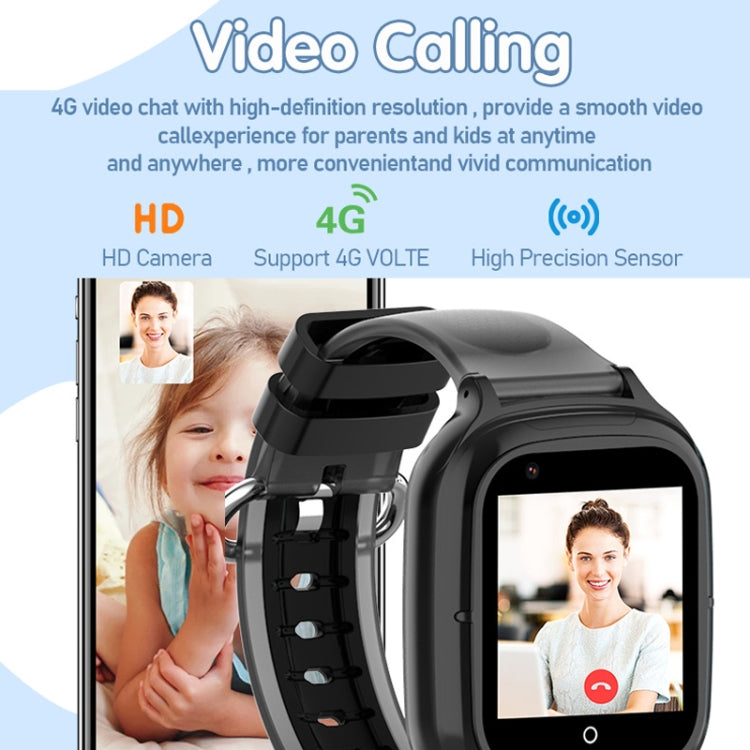4G Kids Smart Phone Positioning Watch IP67 Water-resistant / Video / Voice Calling(Pink)