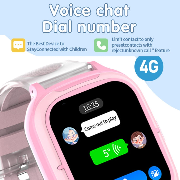 4G Kids Smart Phone Positioning Watch IP67 Water-resistant / Video / Voice Calling(Black)