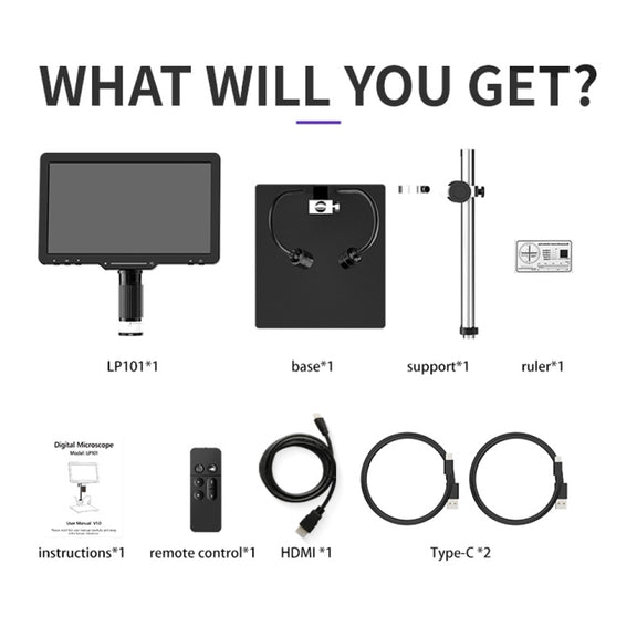 10.1 Inch Screen Repair Digital Electron Microscope(LP101-A)