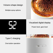 HX127 Mini Volcano Lava Aromatherapy Diffuser Small Household Atmosphere Humidifier, Color: Black