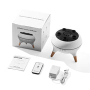 Dynamic Multi-Spray Aromatherapy Diffuser With Colorful Lights Remote Control Humidifier UK Plug(V80 Spit Circle Upgrade Model)