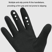 WEST BIKING Cycling Anti-slip Breathable Touch Screen Gloves, Size: XXL(Black)
