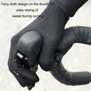 WEST BIKING Cycling Anti-slip Breathable Touch Screen Gloves, Size: XXL(Black)