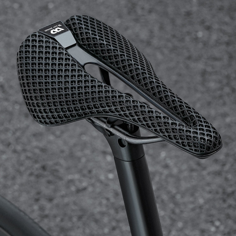 WEST BIKING Road Bicycle Carbon Fiber Ultralight Breathable Seat(Black)
