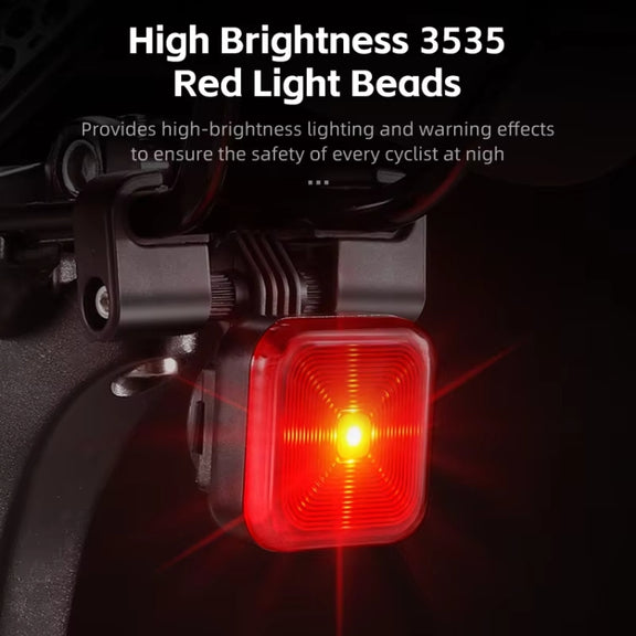 WEST BIKING Bicycle Water-resistant High-Brightness Night Riding Warning Taillight(Arm Model)