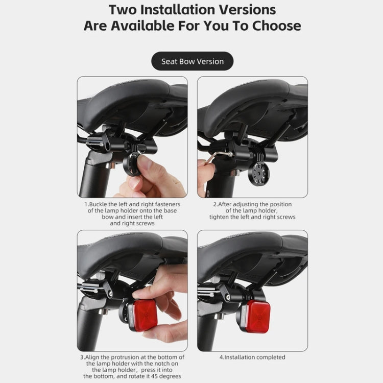 WEST BIKING Bicycle Water-resistant High-Brightness Night Riding Warning Taillight(Arm Model)