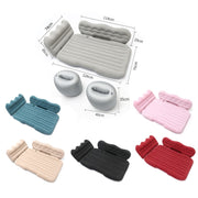 Car Inflatable Bed Multifunctional Outdoor Camping Sleeping Mat, Color: Pink