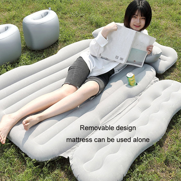 Car Inflatable Bed Multifunctional Outdoor Camping Sleeping Mat, Color: Pink