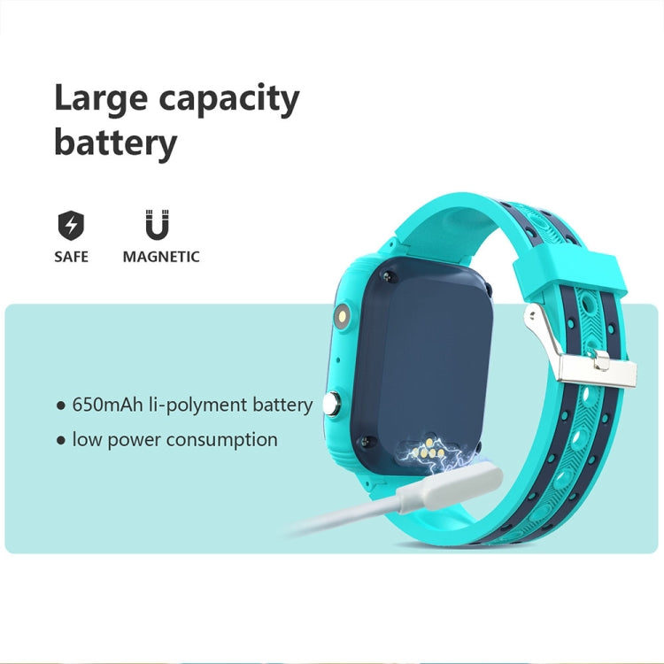 LT21 1.4-Inch 4G Global Full Network IP67 Water-resistant WIFI Children Smart Watch(Blue)