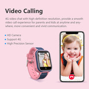 LT21 1.4-Inch 4G Global Full Network IP67 Water-resistant WIFI Children Smart Watch(Blue)