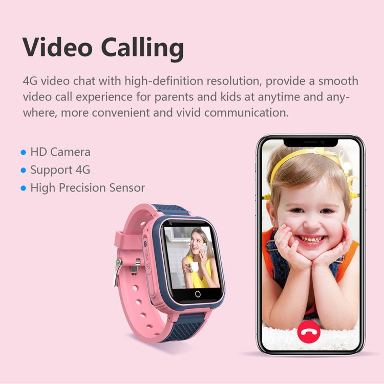 LT21 1.4-Inch 4G Global Full Network IP67 Water-resistant WIFI Children Smart Watch(Blue)