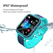 LT21 1.4-Inch 4G Global Full Network IP67 Water-resistant WIFI Children Smart Watch(Blue)