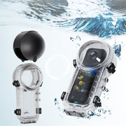 For Insta360 X4 aMagisn 50m Depth Water-resistant Protective Case Quick Release Invisible Diving Cover