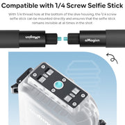 For Insta360 X4 aMagisn 50m Depth Water-resistant Protective Case Quick Release Invisible Diving Cover