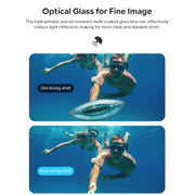 For Insta360 X4 aMagisn 50m Depth Water-resistant Protective Case Quick Release Invisible Diving Cover