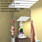 4 Heads Horizontal LED Eye-Care Table Lamp Children Study Desktop Reading Light With Pen Holder, Style: Clock Plug Power