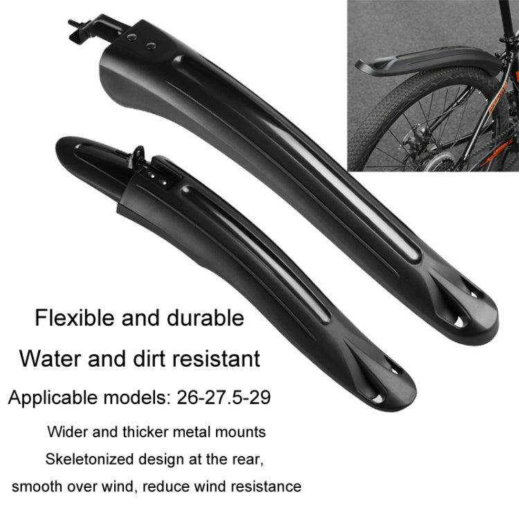 08CY0007 Bike Fenders Set Widen Lengthen Bicycle MTB Front Rear Quick Release Mudguard