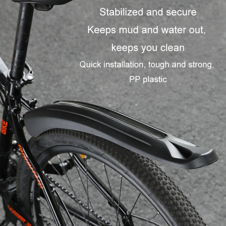 08CY0007 Bike Fenders Set Widen Lengthen Bicycle MTB Front Rear Quick Release Mudguard