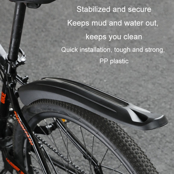 08CY0007 Bike Fenders Set Widen Lengthen Bicycle MTB Front Rear Quick Release Mudguard