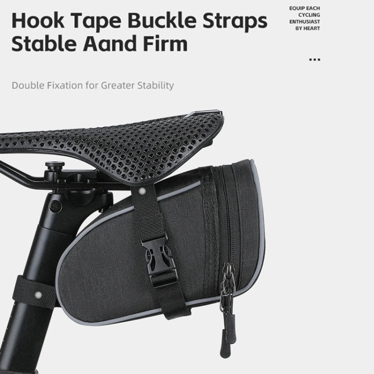 WEST BIKING Bicycle Saddle Tail Bag Portable Mini Tool Bag(Black)