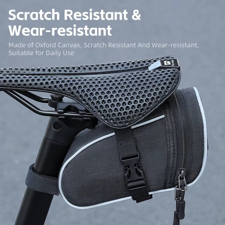 WEST BIKING Bicycle Saddle Tail Bag Portable Mini Tool Bag(Black)