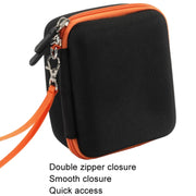 Cwatcun D156 Large Portable Storage Bag Small Microslice Hard Shell Camera Bag(Black)