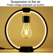 Magnetic Levitation Light Bulb Table Lamp Desktop Ambient Luminous Night Light, Specification: EU Plug(Black)