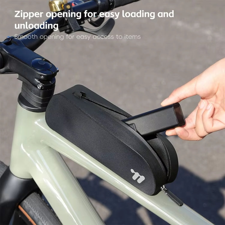 WEST BIKING Bicycle Front Beam Bag Cycling Hanging Bag(Black)