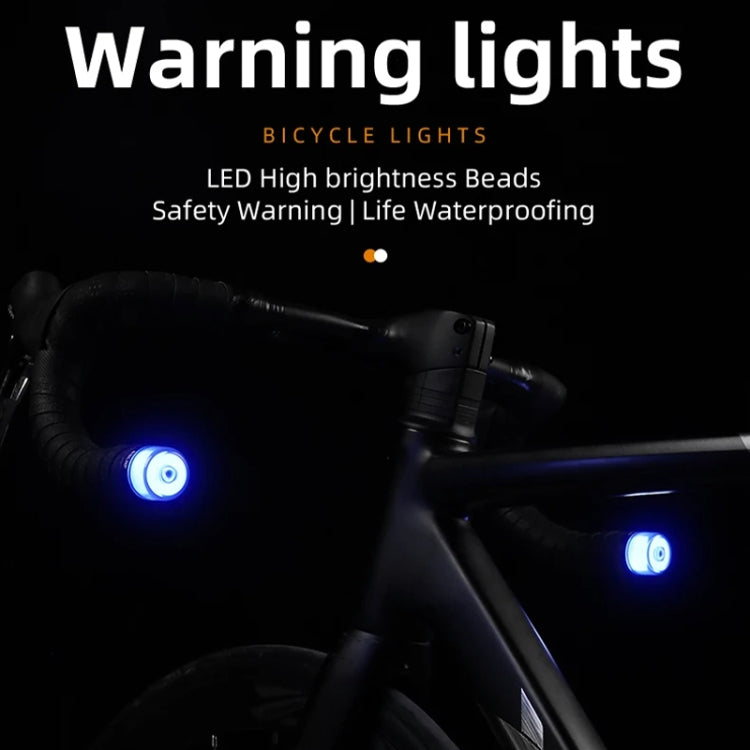 ESLNF Bike Handlebar Light LED Bicycle Turn Signal Cycling Light Water-resistant Safety Warning Indicator Lamp, Style: Normal