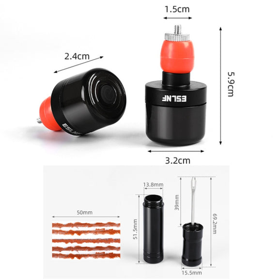 ESLNF Bike Handlebar Light LED Bicycle Turn Signal Cycling Light Water-resistant Safety Warning Indicator Lamp, Style: Normal