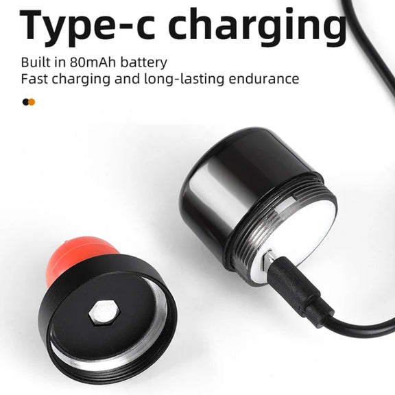 ESLNF Bike Handlebar Light LED Bicycle Turn Signal Cycling Light Water-resistant Safety Warning Indicator Lamp, Style: Normal