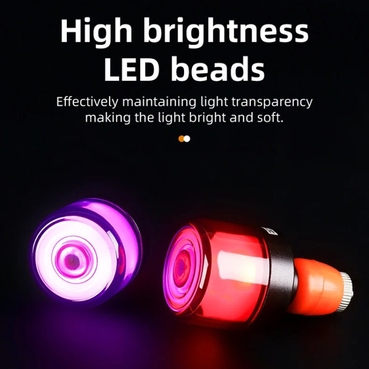 ESLNF Bike Handlebar Light LED Bicycle Turn Signal Cycling Light Water-resistant Safety Warning Indicator Lamp, Style: Normal