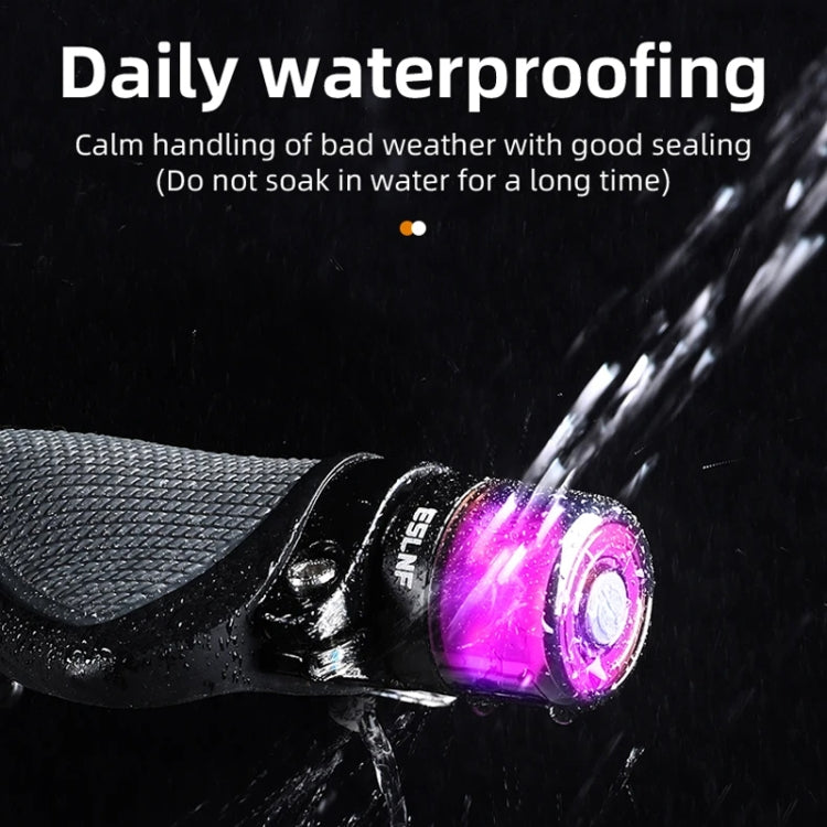 ESLNF Bike Handlebar Light LED Bicycle Turn Signal Cycling Light Water-resistant Safety Warning Indicator Lamp, Style: Normal